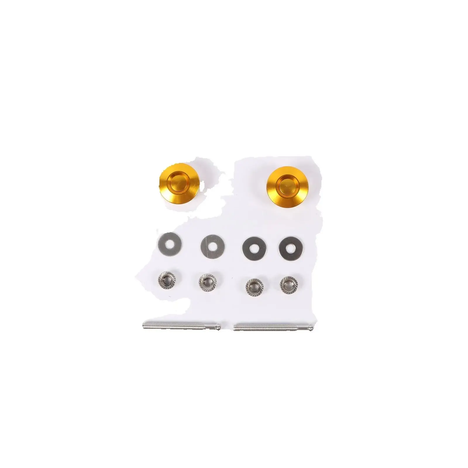 Universal Push Button Quick Release Hood Pins Bonnet Lock Latch FOR Various Vehicles Gold Car Accessories