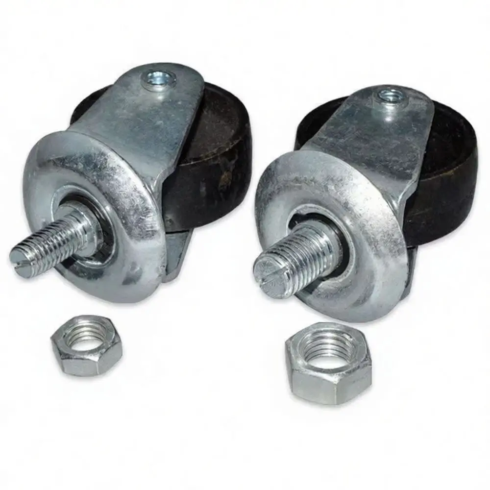 Hydraulic Floor Jack Swivel Caster Replacement 3 Ton 4 Ton Double Pump Automotive Repair Tool Strong Threaded Accessory