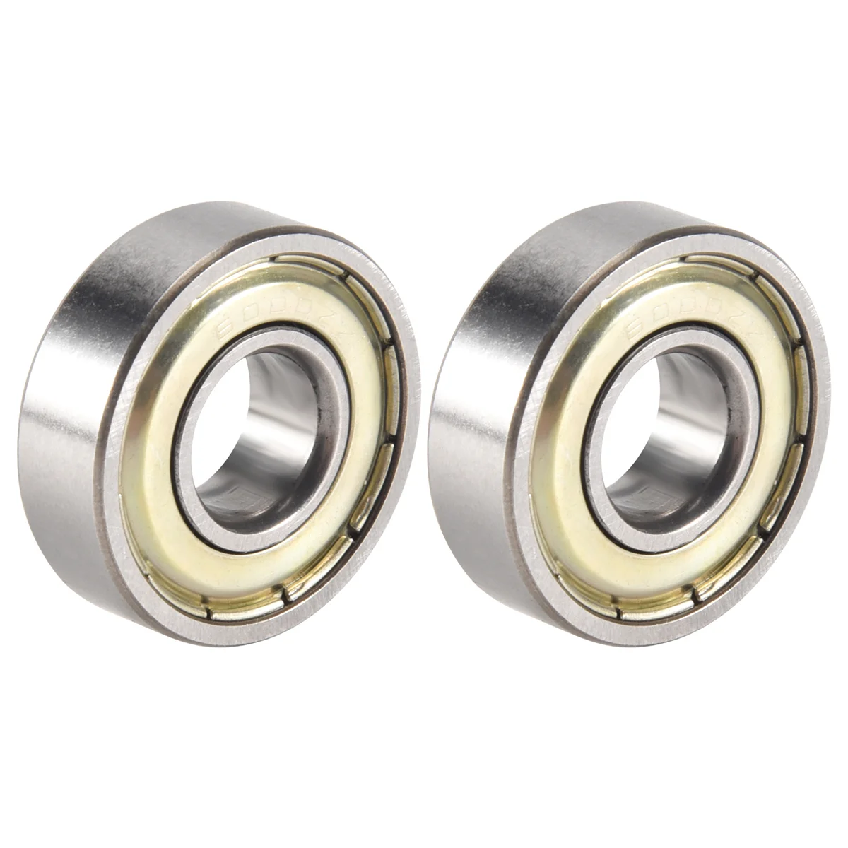 2 Pcs 6000Z/6000ZZ Dual Shielded Sealed Deep Groove Ball Bearings 26mm x 10mm x 8mm