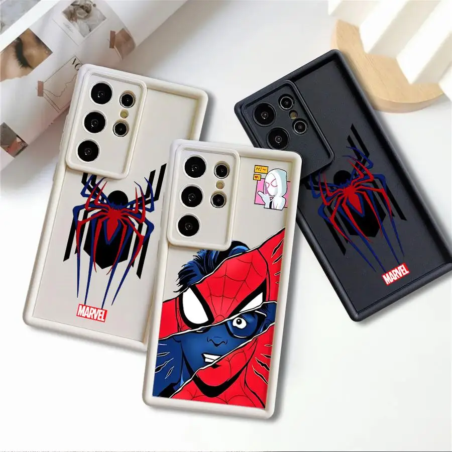 Marvel Sipiderman Logo Phone Case for Samsung Galaxy S24 FE S23 Ultra S22 S21 S20 FE S22 Plus S23 S21 Ultra Shell Soft Cover