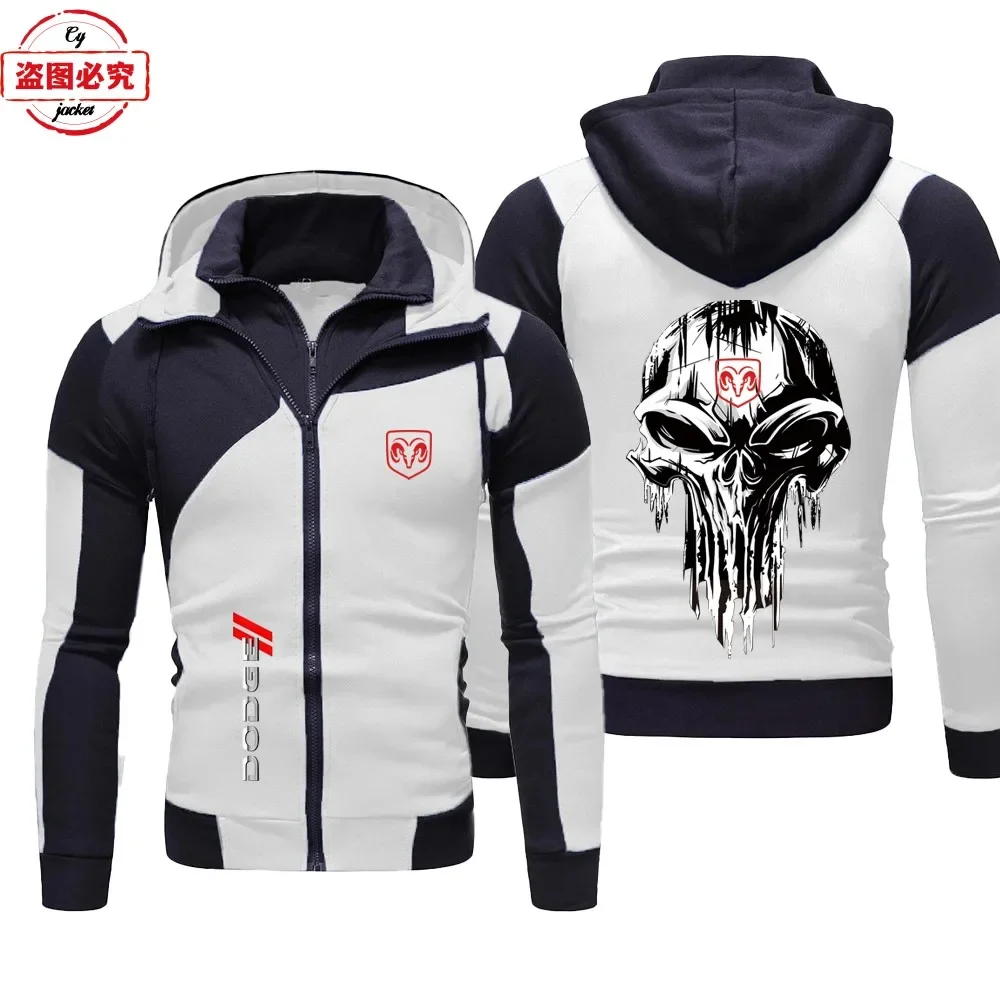 Dodge car logo jacket racing suit long-sleeved men's spring and autumn top hoodie hooded sweater casual Dodge group suit