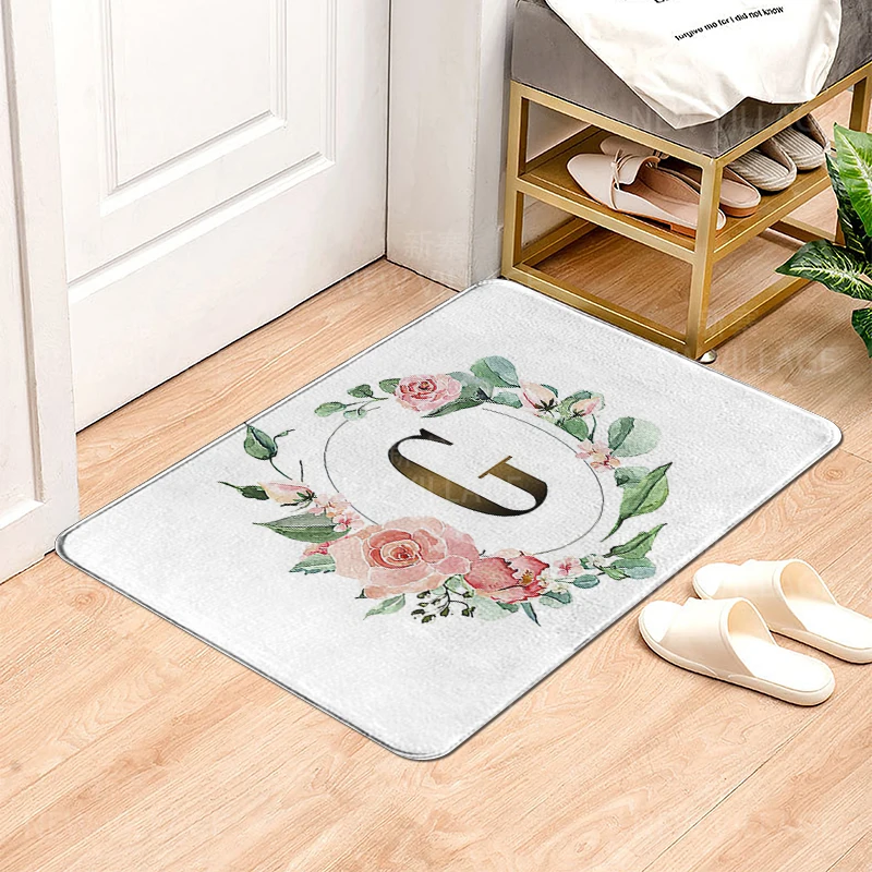 House carpet letter series Home doormat entrance Room Bathmat Footmat bathroom non-slip mat Kitchen water absorption mat