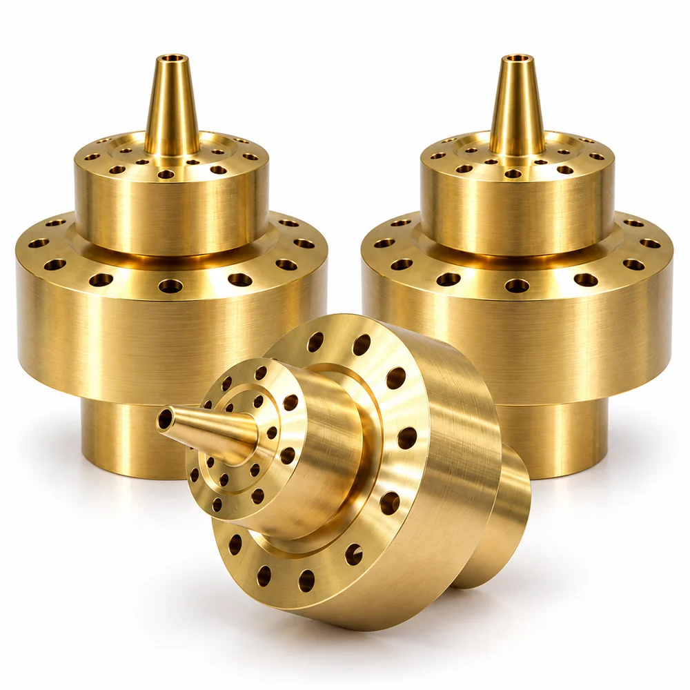 Dual-layer Column Firework Fountain Nozzle Head Jet Column Straight Shape Sprinkler Garden Courtyard Decorate Pond 1