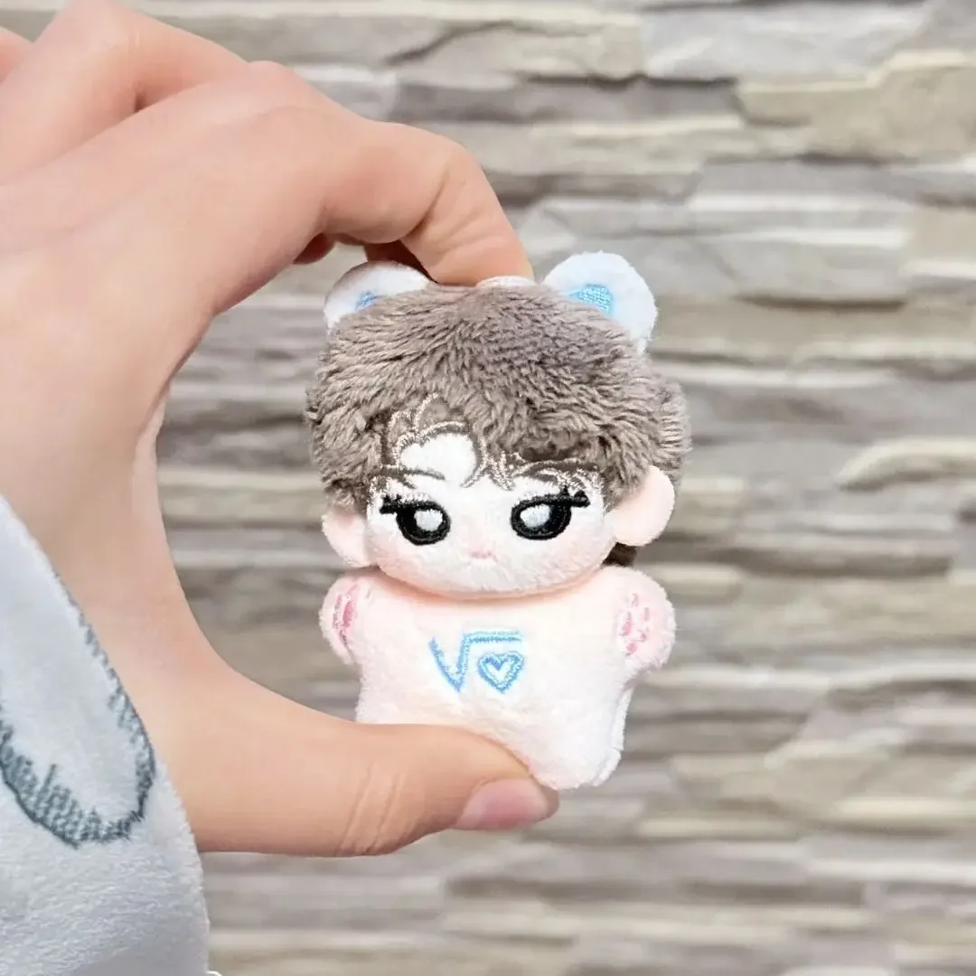 Porte-clés poupée en peluche de dessin animé Kpop Idol, joli sac à dos pendentif WONWOO JEONGHAN JUN HOSHI DINO Mingyu, Collection de cadeaux pour Fans, 5 Cm