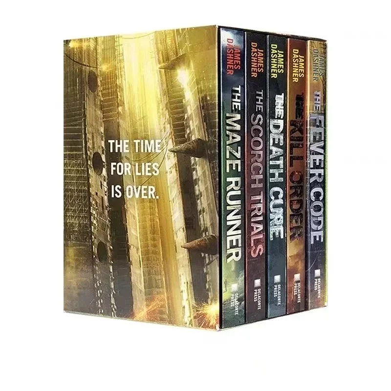 livros conjunto da serie the maze runner de james smith dashner original em ingles 5 01