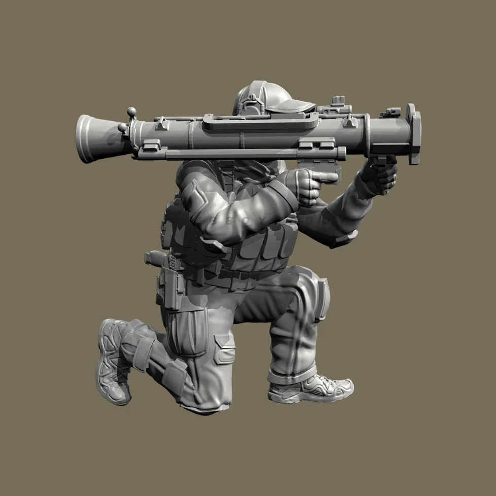 

The height of man 38mm 50mm Resin Soldier model kits figure colorless and self-assembled （3D Printing ）TD-7363/3D