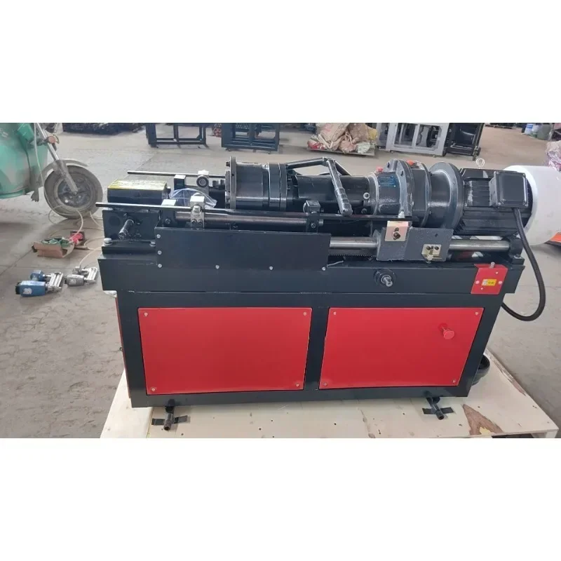 Shipping One Automatic Steel Bar Thread Rolling Machine Two Extra Sets of Dies Blades and Accessories Total 2600USD
