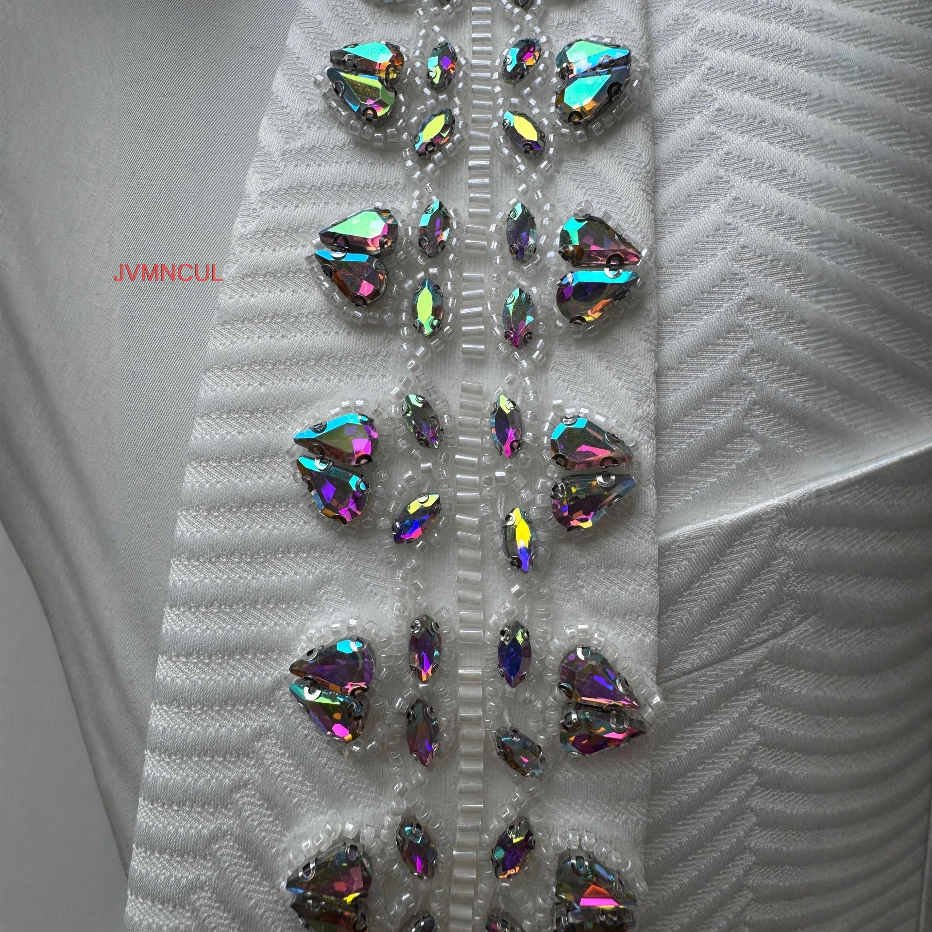 Men's Luxury 3 Piece Suit Set Heavy Embroidery Slim Fit Wedding Groom Tuxedo Blazer Vest Pants