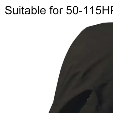 

Black 600D Oxford Outboard Motor Cover Waterproof Sunproof Dustproof Engine Protector For 25HP To 300HP Boat Accessories