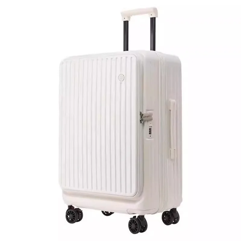 

Side open lid Pinghu suitcase, women's 2025 new model, expandable multi-functional trolley case 20-inch boarding for men