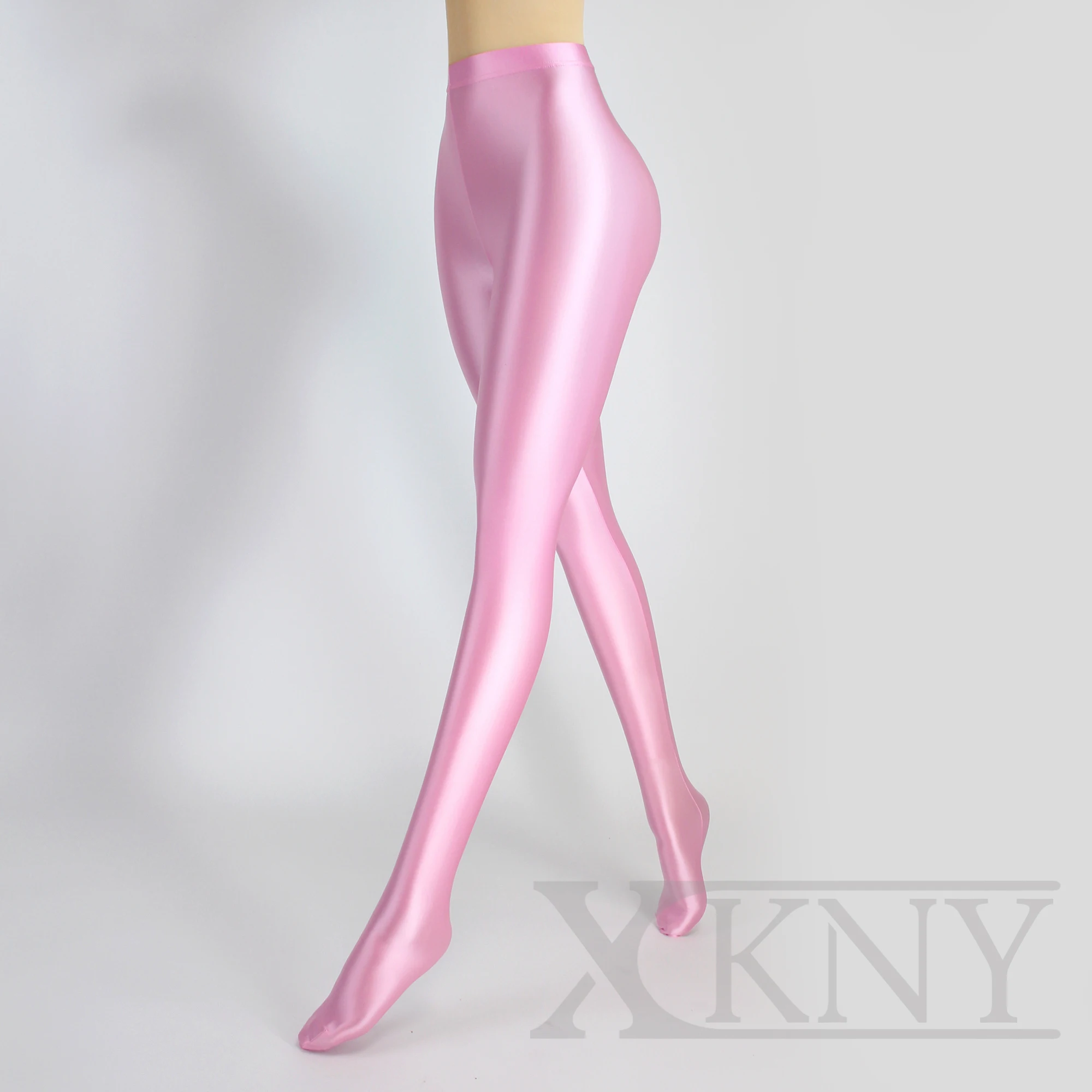 XCKNY  satin glossy opaque pantyhose shiny wet look tights glossy Leggings slim high elasticity yoga swim soprt glossy pants