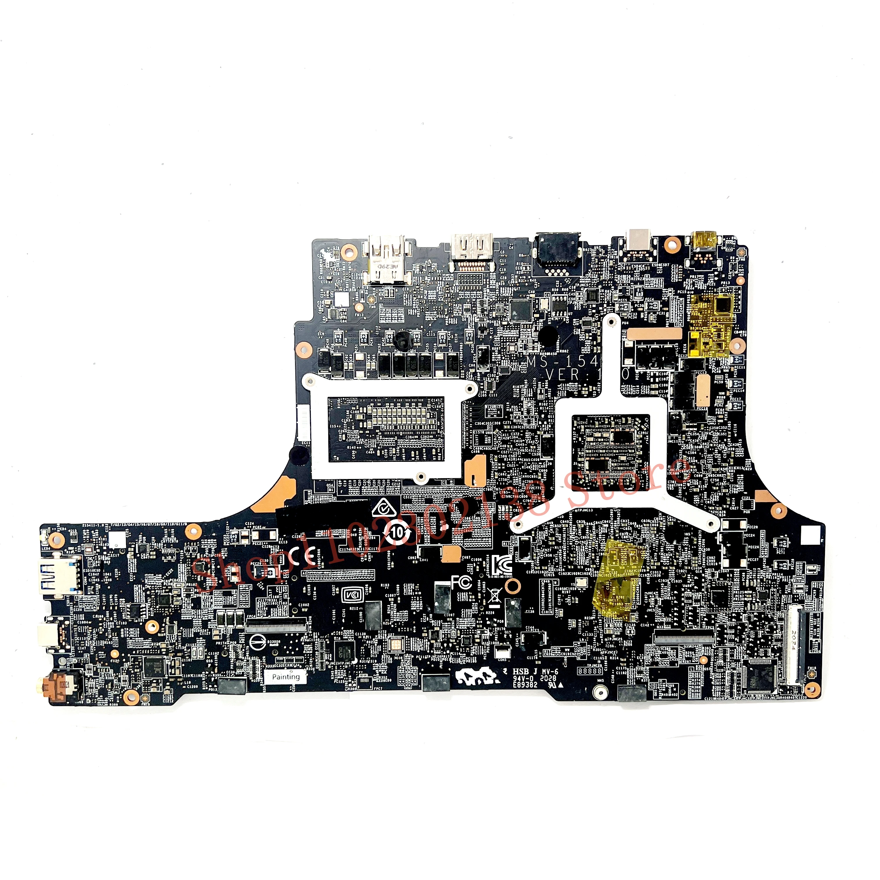 High Quality Mainboard MS-154 VER:1.0 For MSI Laptop Motherboard With SRH8Q I7-10750H CPU N18E-G2R-A1 RTX2070 100%Full Tested OK