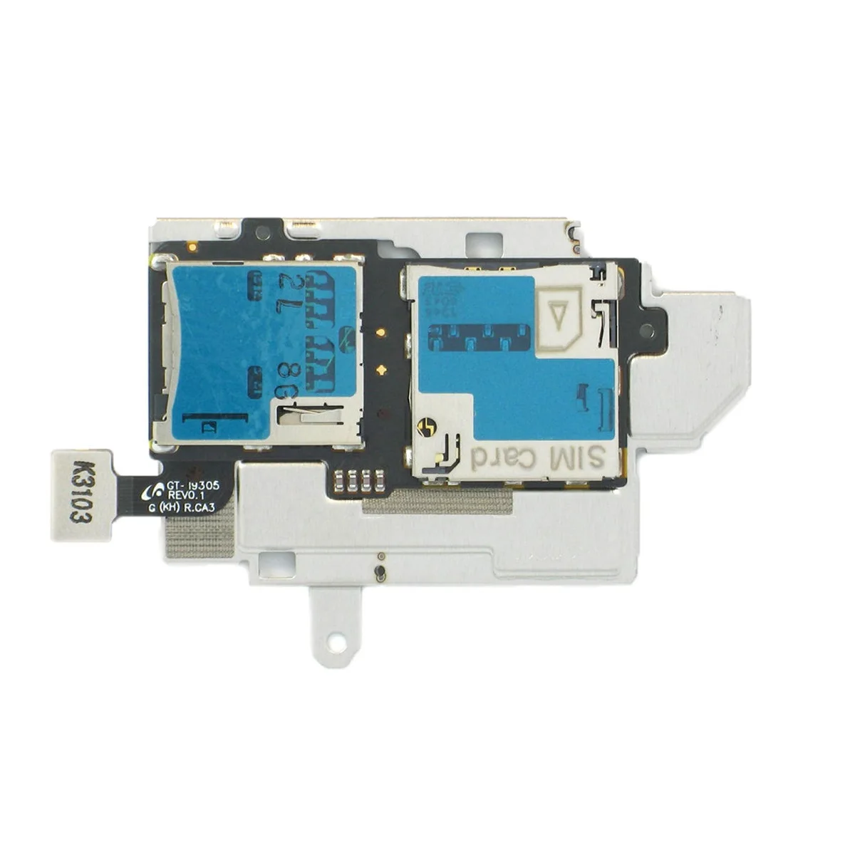 SIM And MicroSD Memory Card Tray Holder Connector Flex Cable For Samsung Galaxy S3 GT-I9300 I9305 I747 T999 I535 L710 R530