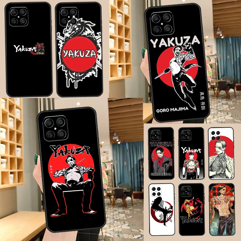 Japan Yakuza Phone Case For Huawei P50 P40 P30 P20 Lite Pro Nova 5T P Smart 2021 Honor X8 X7 X9 50 Case