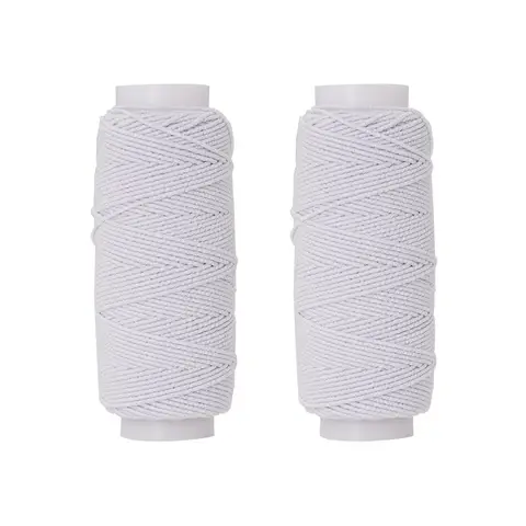 2pcs Colorful Elastic Thread Sewing Machine Bottom Line Elastic Thread Polyester Fine High Elastic Thread Color Rubber Band