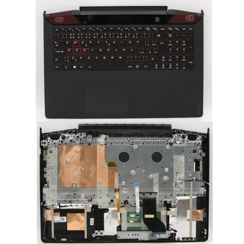 New Laptop Parts Top Case  for Lenovo ideapad Y700-15ISK Laptop Upper Case L 80NV W/KB CZ-SK 5CB0K97396