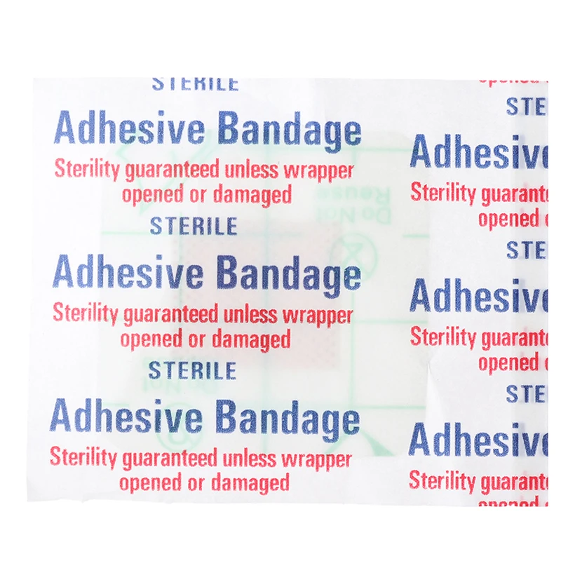 50PCs adhesive bandage Wound Dressing Band aid Bandage Large Wound First Aid Outdoor