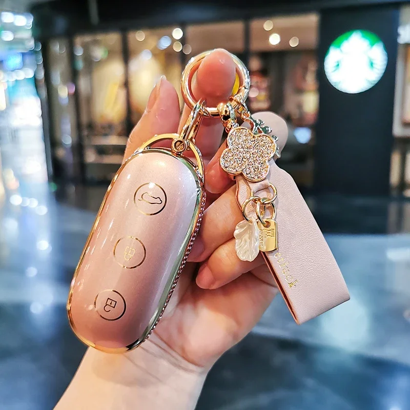 

Suitable for ideal L9 keyset L8 L7 L6 mega car key special protective shell car key bag car key decoration cars accessories
