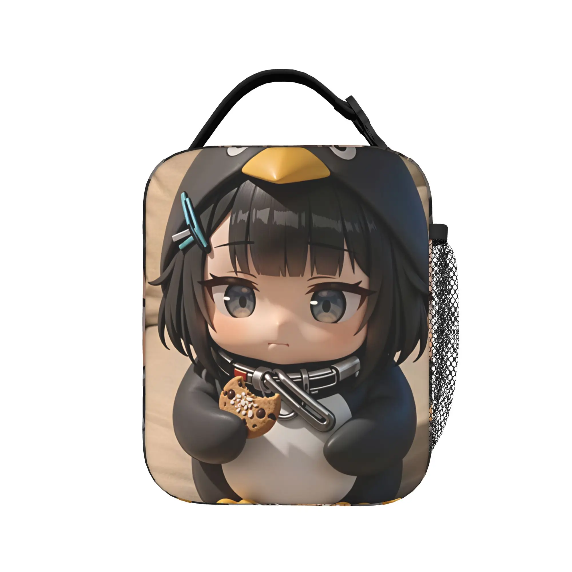 Gugu Gaga Penguin  Lunch Bag  Portable Lunch Box Child Office Graphic Design Cooler Bag Casual Oxford Tote Food Bags