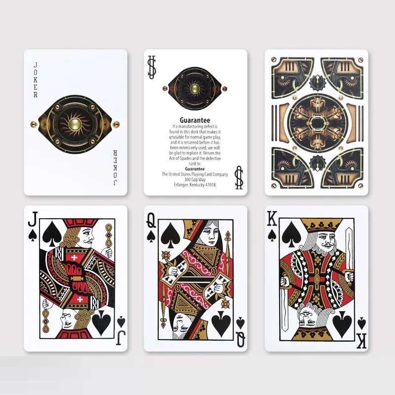 Bicycle Gold Steampunk Playing Cards Thoery11 Deck USPCC Collectible Poker Card Games Entertainment Magician Accessories