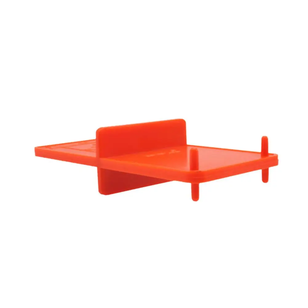 Portable Practical Cabinet Door Guide Locator Punch Locator Hole Opener Positioning Board Black Orange  Portable