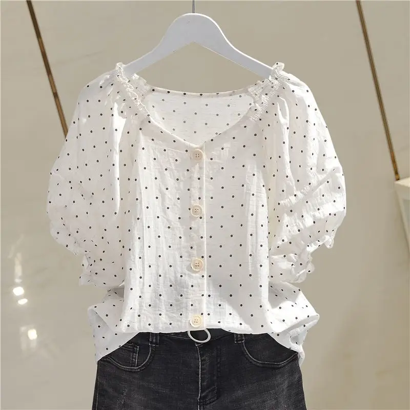 

Женская свободная рубашка с V-образным вырезом, большого размера