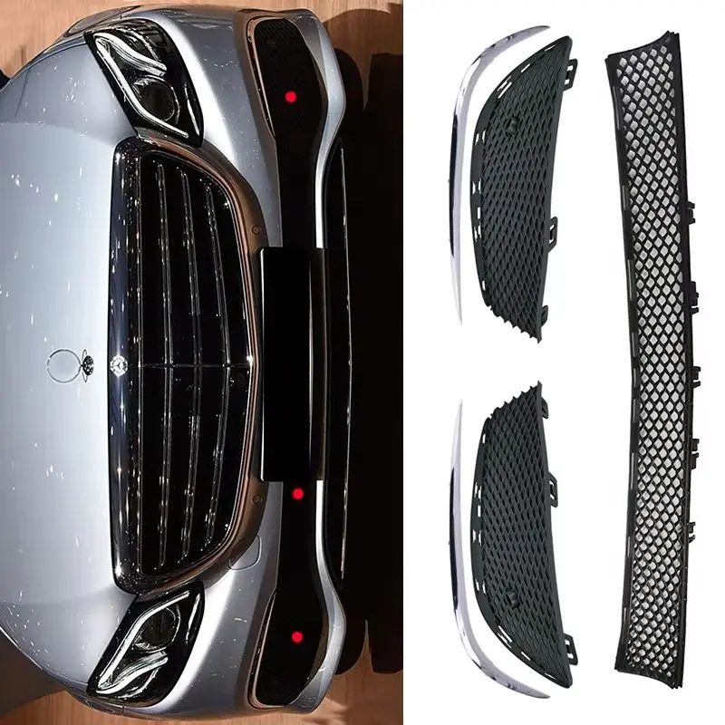 

Front Bumper Lower Left Right Grill Grille Cover Chrome Trim For Mercedes Benz E Class W213 A 2138851122 2138850822 A2138850622