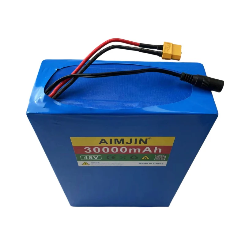 48V 30Ah battery pack 13S8P 250W-1200W rechargeable lithium-ion battery with BMS