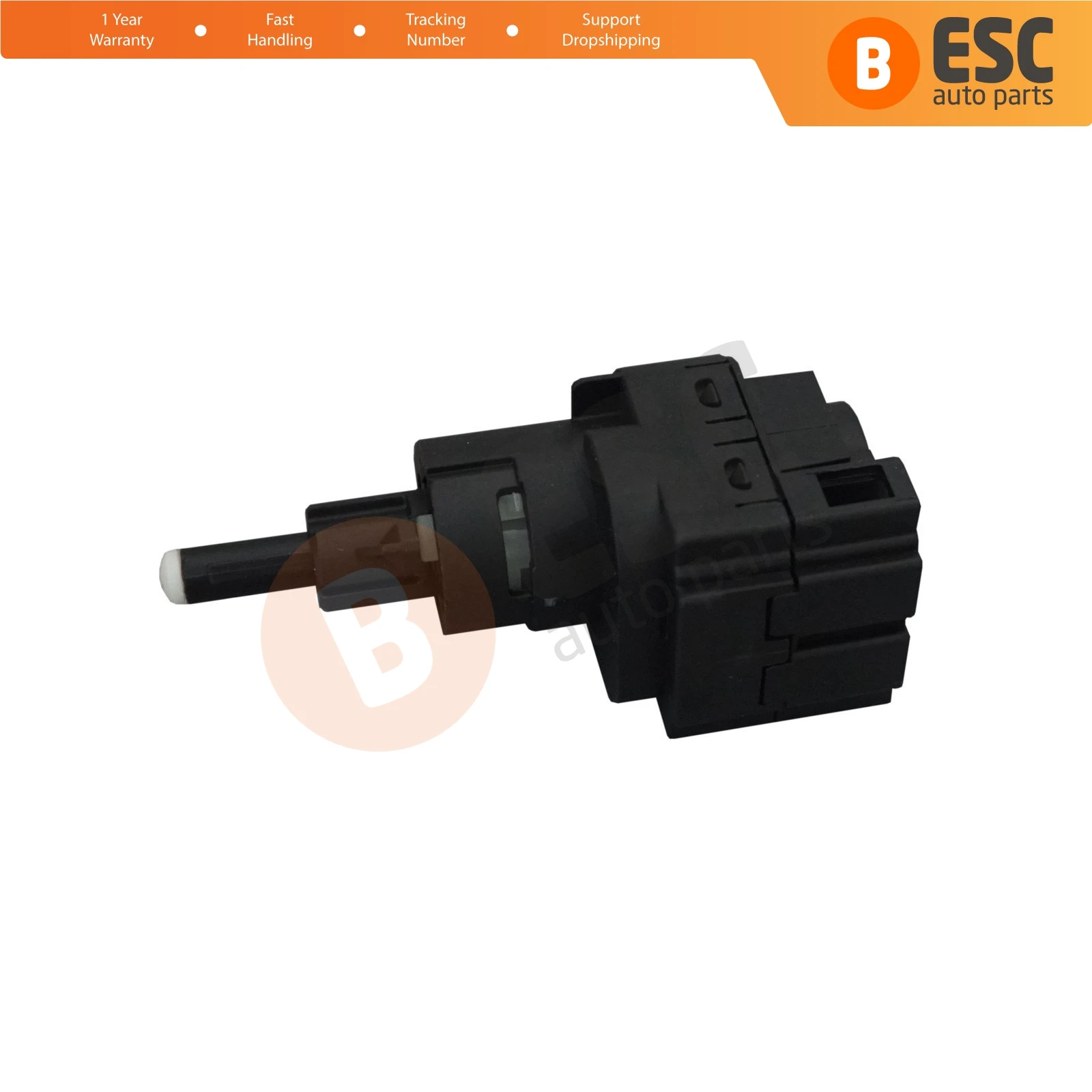 ESC Auto Parts EDP613 Brake Light Pedal Switch Black 6Q0945511 for VW Audi Skoda Seat Fast Shipment Ship From Turkey