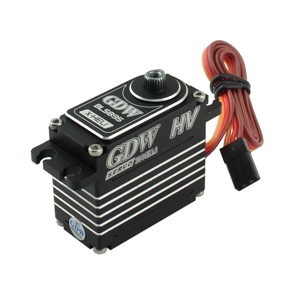 GDW Servo BLS895HV All Metal Shell 78g Big Torque HV Standard Digital Brushless Servo For RC Helicopter Lock Tail Steering Gear