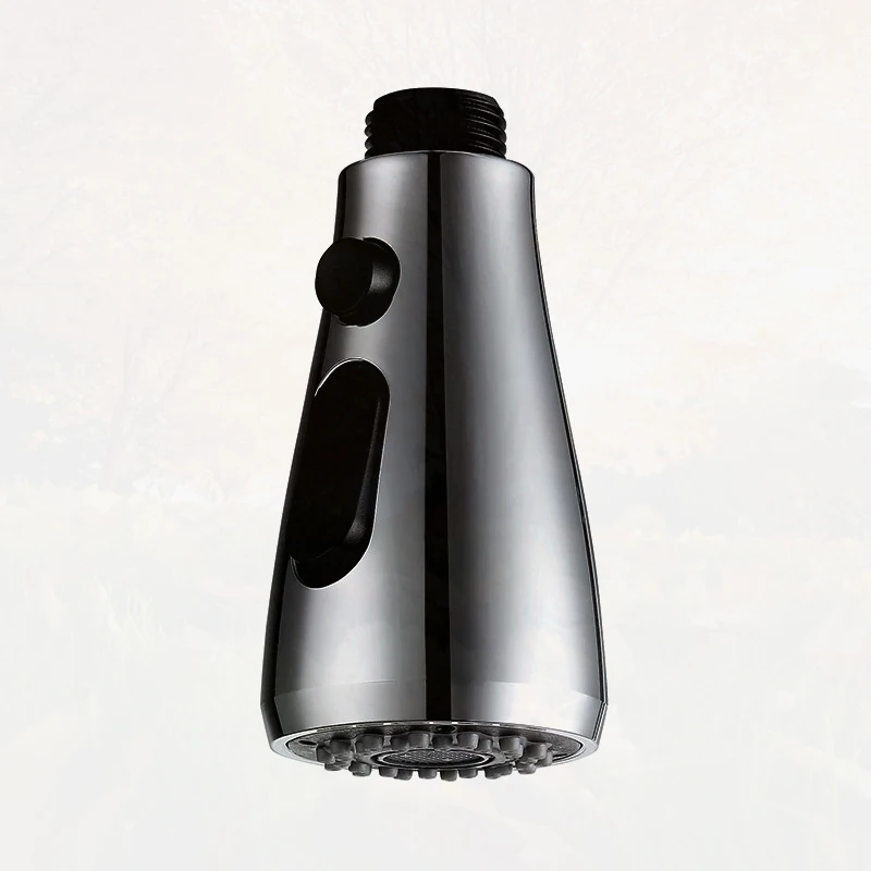 ABS Kitchen Pull Out Faucet Sprayer Plating Nozzle Water Saving Bathroom Basin Sink Shower Spray Head Water Tap Faucet Filter