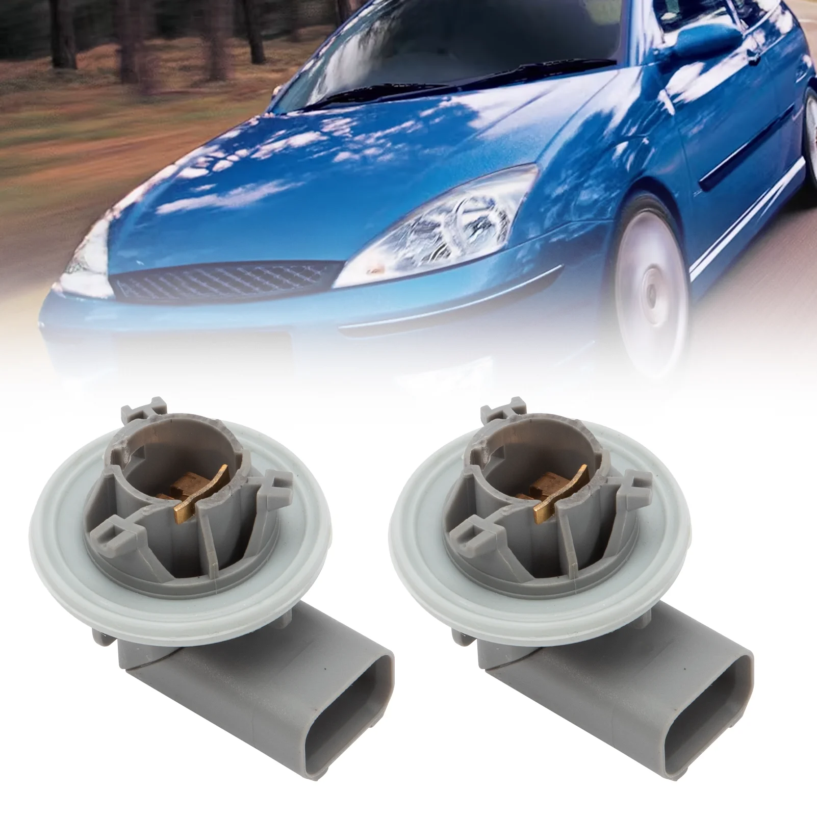 2 PCS Upgraded Stop Light Lamp Bulb Holder Socket ‎4425186 For Ford Focus MK1 MK2 XFM500010