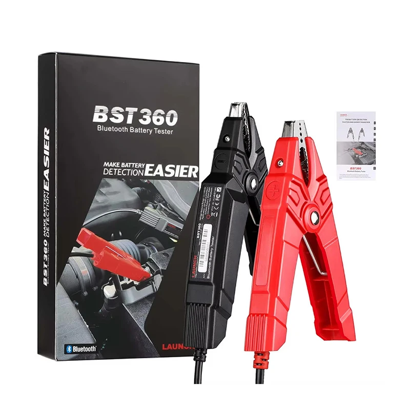 LAUNCH Car Battery Tester Clip Analyzer 12V Voltage Battery Charging Automotive Scanner Bluetooth Connection