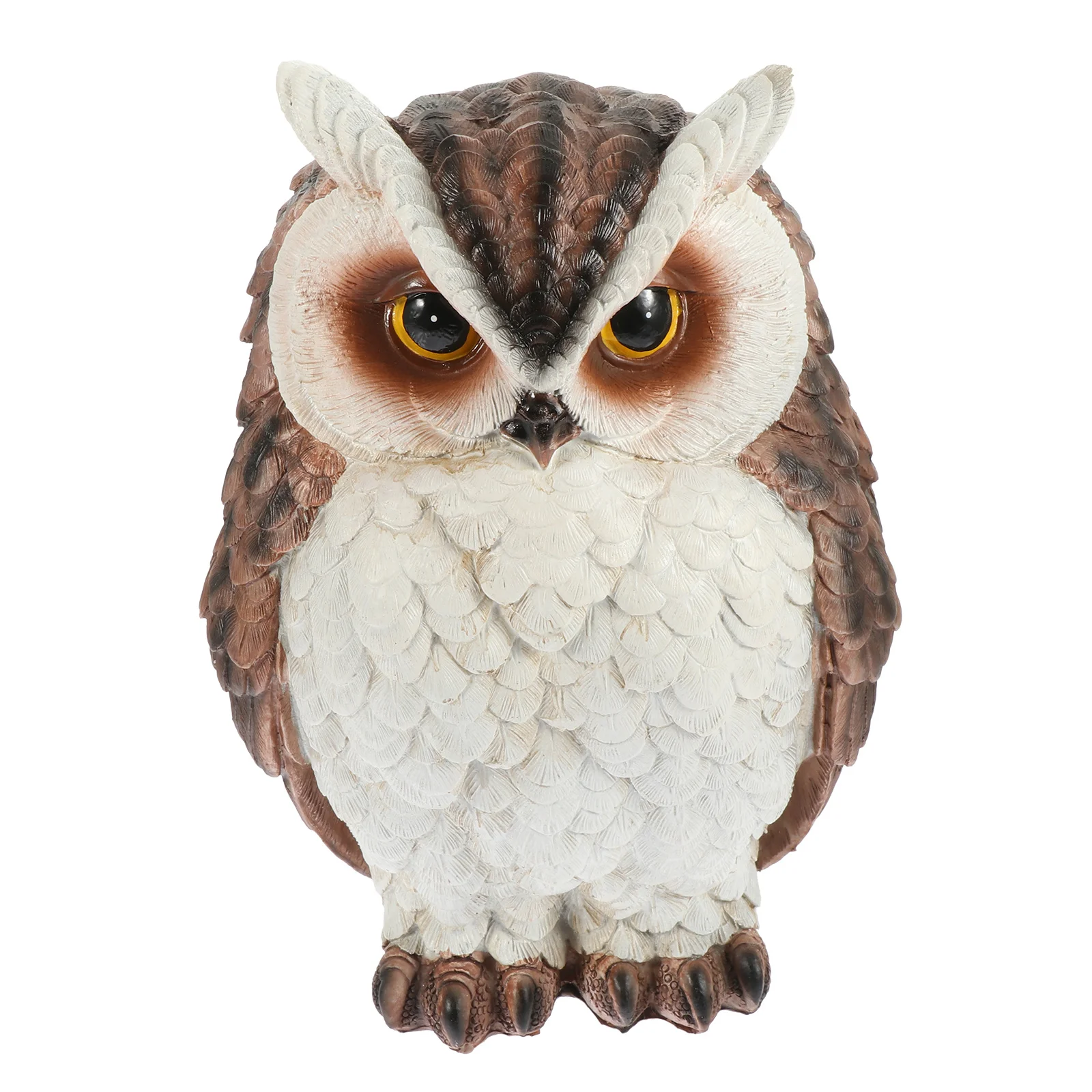 

Resin Owl Animal Decoration Sturdy Wear-Resistant for Home Office Garden Desktop Resin Craft Lovely Owl Ornament
