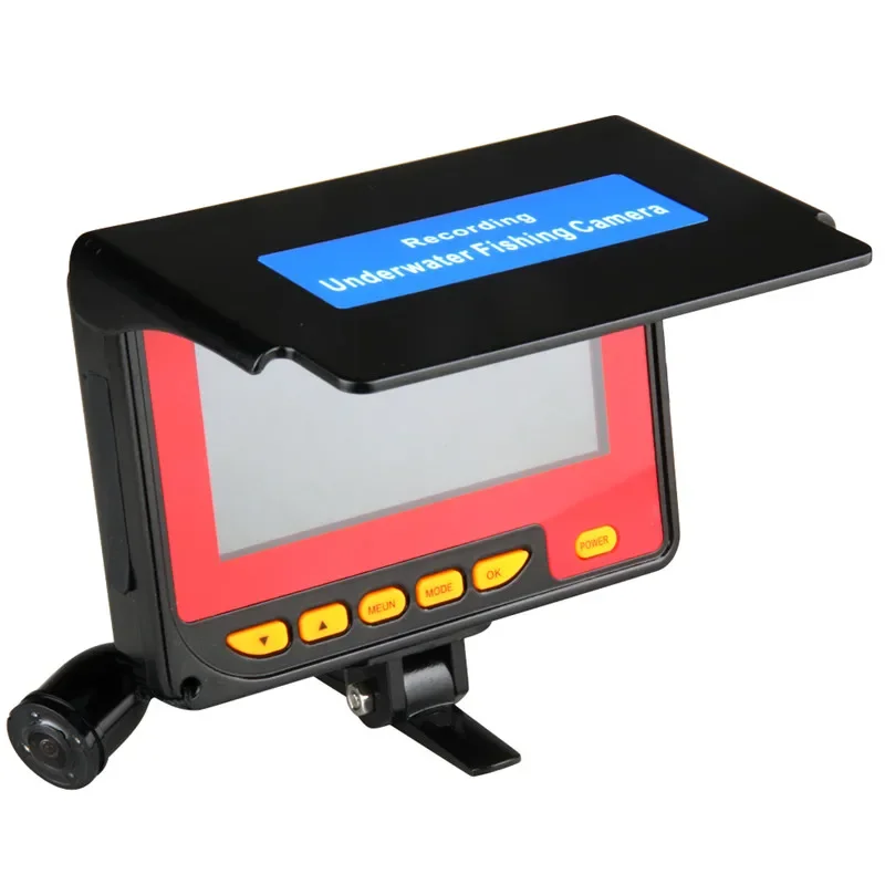 Low Power HD Waterproof 4.3 Inch Screen 20M Cable Underwater  Video Camera With DVR Function