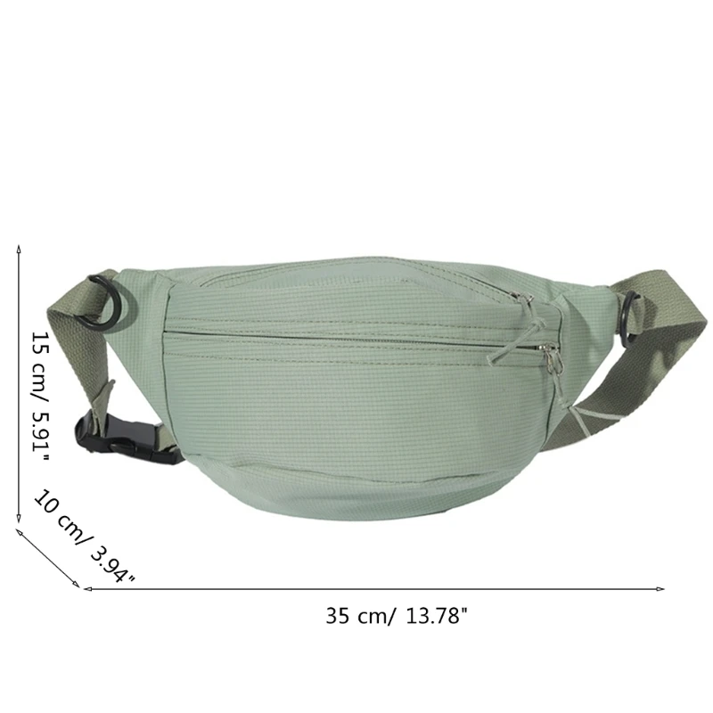 Men Waist Bag Chest Bag Women Crossbody Bag Fanny Pack for Running Hiking Travel