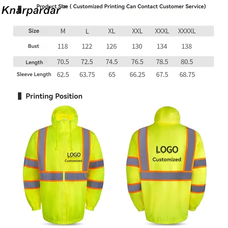 New Men's Black Jacket Workwear Jacket Construction Working Clothes