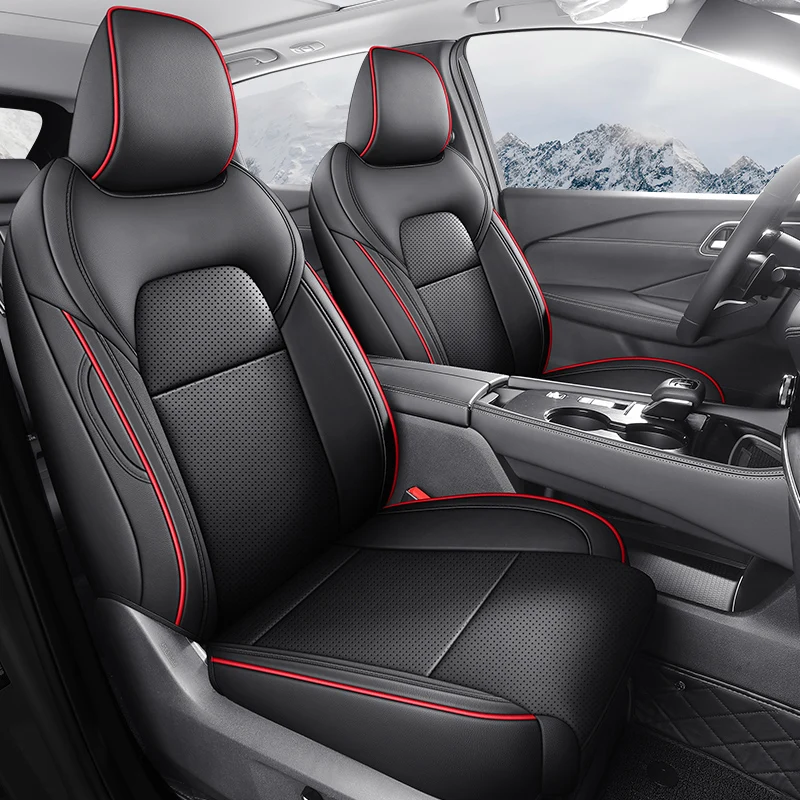 Bespoke Car Seat Covers For Nissan Qashqai 2023 2024 5D Ultra Comfort Leatherette Full Set Breathable Protection  Auto Parts