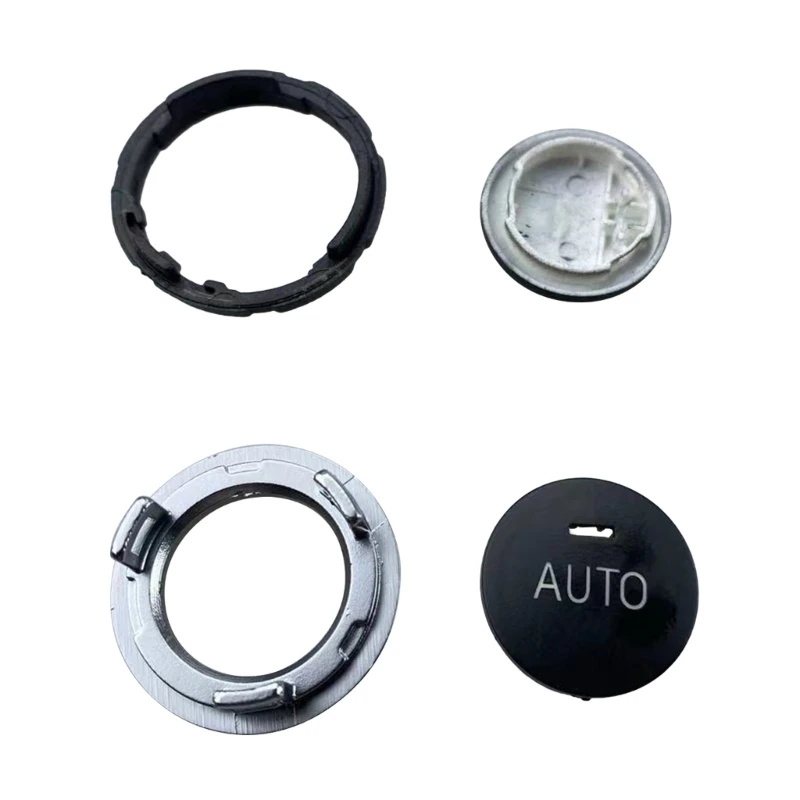 Car Air Conditioning Climate Control Audio-Tune Knob Cover Ring Button Trim for F10 F07 F02 61319393931