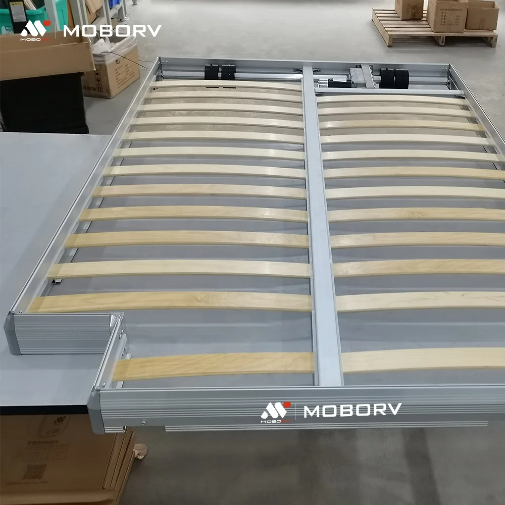 

Электрическая система подъема кровати MOBORV 2026 для автодомов, караванов и кемперов, 12В/24В, алюминиевая, грузоподъемность 250 кг