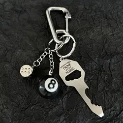 Fashionable Keychain Accessories Stainless Steel Carabiner Superior Quality Bag Waist Pendant