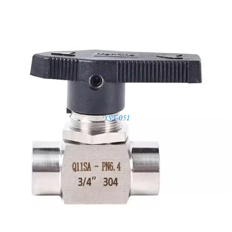 E15A Reliability Sealing Performances Ball Valves Tees In 304 Stainless Steel Various Size Choices