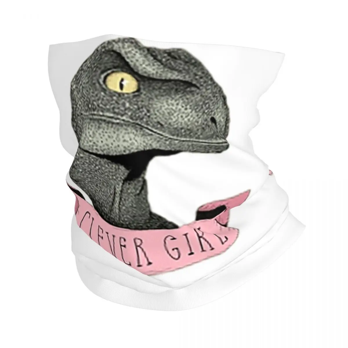 Clever Girl raptor dinosaur Bandana Neck Cover Printed Magic Scarf Multi-use Balaclava Running Unisex Adult Washable