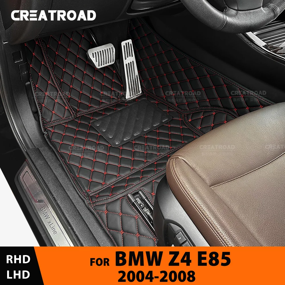 

Car floor mats for BMW Z4 E85 2004 2005 2006 2007 2008 Custom auto foot Pads automobile carpet cover interior accessories