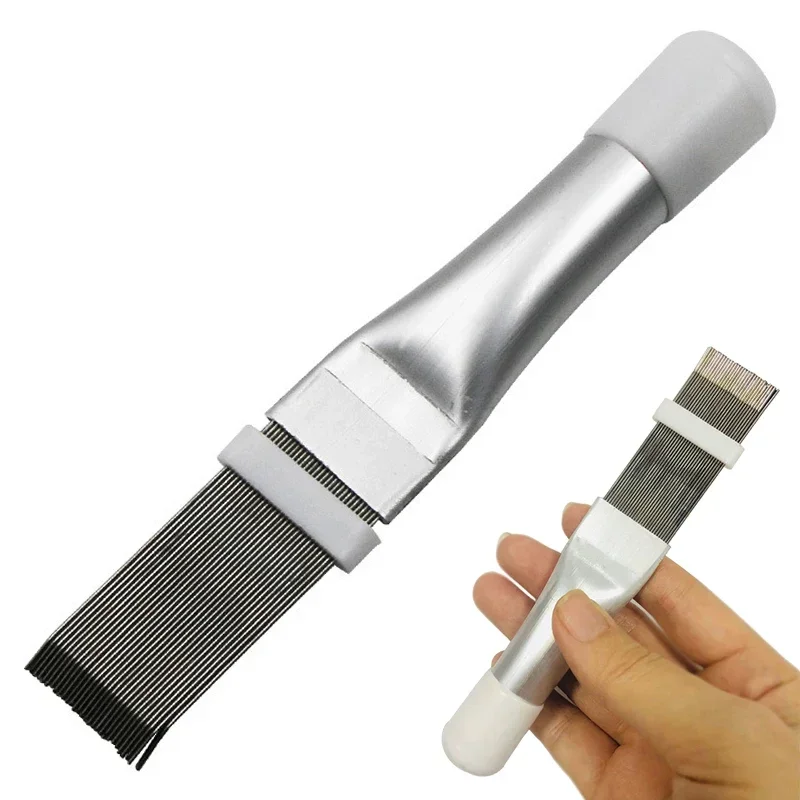 

air conditioning fin cleaning comb stainless steel brush fin straightener air conditioner cleaning tool