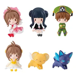 Original Bandai Cardcaptor Sakura Gashapon Anime Figurine Cute Cuddle Cable Kawaii Action Figure Capsule Toys Gift