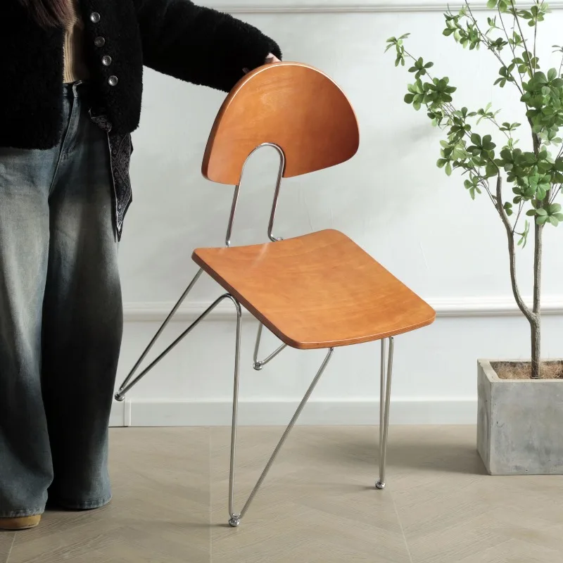 Nuevo Cadeira Sillas Para Comedor, Silla de Comedor Para el hogar, silla Premium, respaldo de madera maciza, Sedie Sala Da Pranzo Sillones Relax