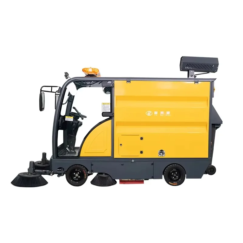 ZMX-S2300B Electric Ride-On Road Floor Sweeper Industrial Vacuum Street Cleaner with Core Battery & Motor New Condition