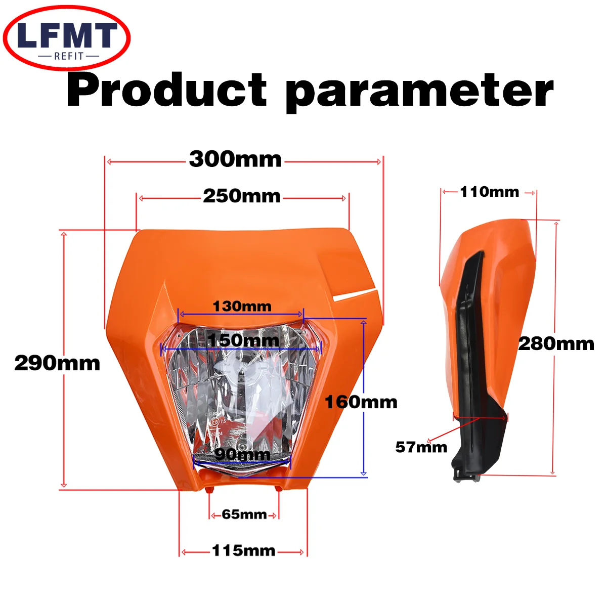Universal Motorcycle Handguards Handlebar protection For KTM EXC EXC-F SX SX-F XC XC-F XC-W TPI Six Days Motocross Accessories