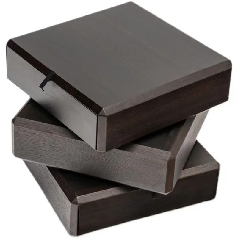 # European Decor Designer Nightstands Brown Dark Vintage Bedroom Nightstands Bedside Table Retro Mesitas De Noche Furniture Home